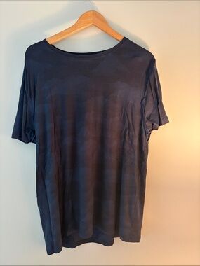 Derek Rose Navy Short Sleeve Crewneck Tee
